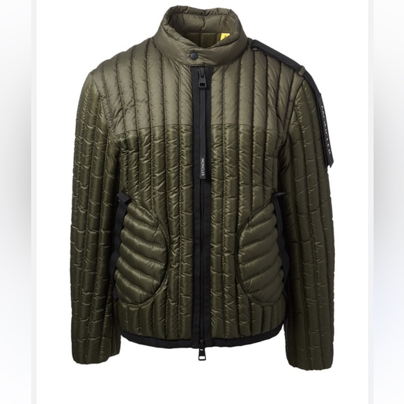 Moncler x Salehe Bembury Men's down Jacket Dark Green size 3 or large - Picture 4 of 10